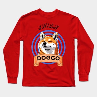 Cute Shiga Doggo Long Sleeve T-Shirt